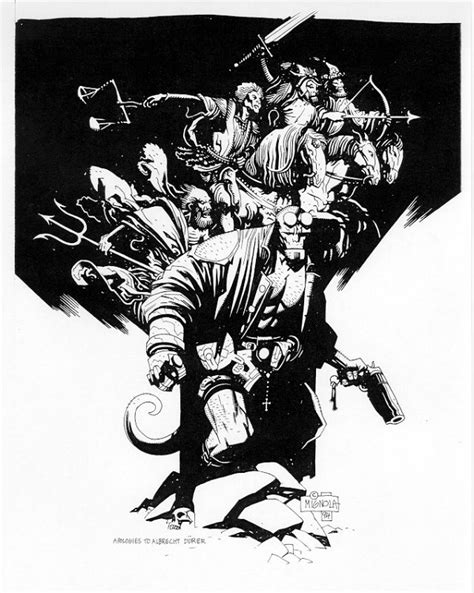 Mignola Dhp Hellboy 88 Cover In Tim Townsends Mike Mignola Comic