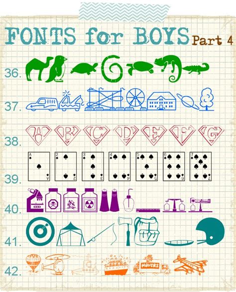 Boy Font Styles Boyish Fonts Chicgobears