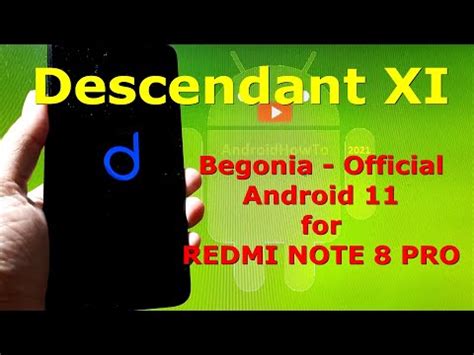 Now in home screen click on install button. Descendant XI Android 11 Official for Redmi Note 8 Pro ...