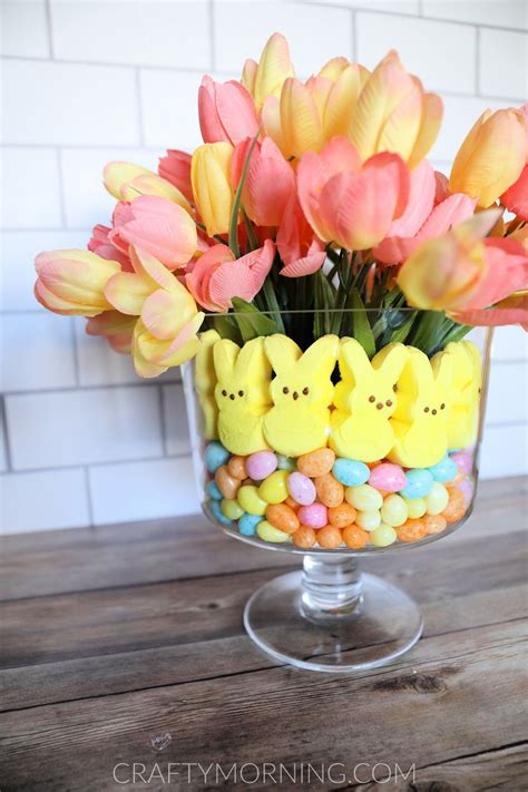 Trifle Bowl Easter Centerpiece - Crafty Morning