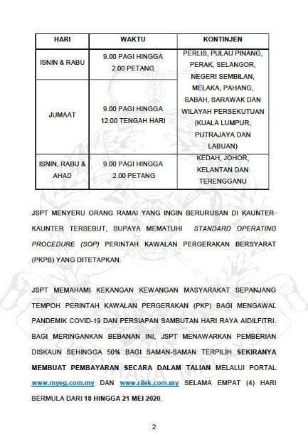 Tentu semua sudah pernah ada pengalaman kena saman jika ingin bayar saman polis trafik cuba gunakan applikasi rilek manalah tahu boleh dapat diskaun dan jumlah bayaran adalah kurang sikit. PDRM Tawar 50% Diskaun Bayaran Saman Secara Online Bermula ...