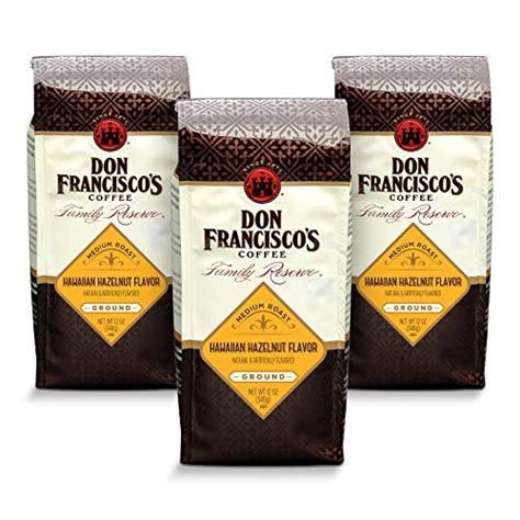 Don Francisco S Hawaiian Hazelnut Flavored Ground Coffee Bags