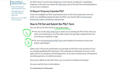 PSLF Tracking & Application – Hold Fast To Dreams