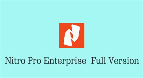 Nitro Pro Enterprise 1261298 Full Crack 24hthuthuat