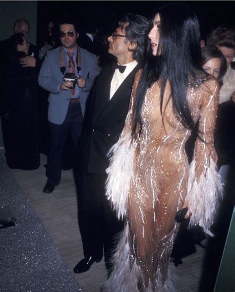 Cher And Bob Mackie At The Met Gala Cher Is Wearing The Famous