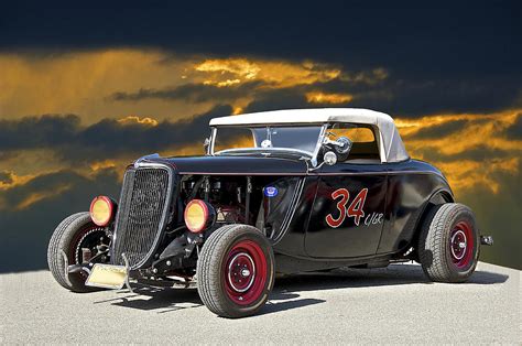 1934 Ford Classic Hot Rod Roadster Photograph By Dave Koontz