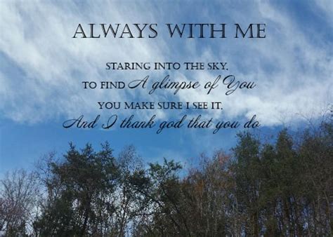 Always With Me Waterproof Greeting Card Etsy In Loving Memory Quotes