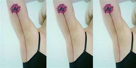 Armpit Tattoo Trend Why Armpit Tattoos Are The Unexpectedly Cute New Ink Trend