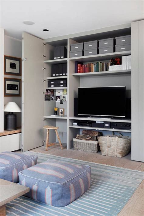 So you have some extra stuff, and you want it nearby where you can access it with ease. Storage Systems Variety for the Living Room - Small Design ...