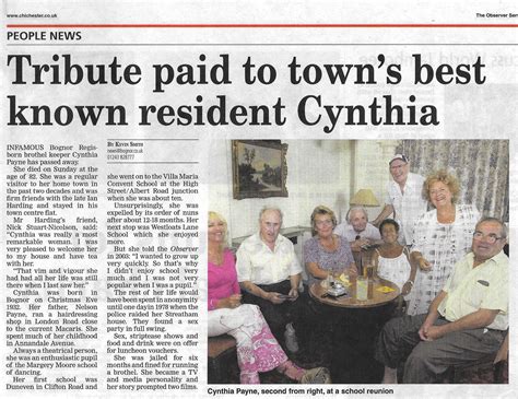 Bognor Observer Bognor Regis, Villa Maria, People News, Personal