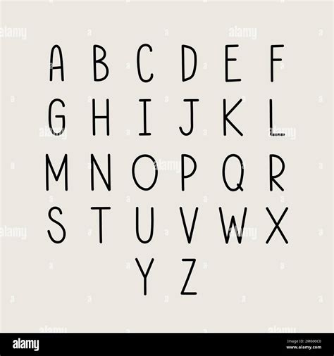 Styled Alphabet Set Vector Stock Vector Image And Art Alamy