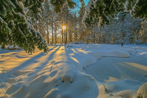 Winterlandschaft Foto & Bild | landschaft, naturlandschaft bei nacht ...