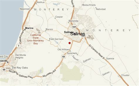 Salinas Ca Zip Code Map Map