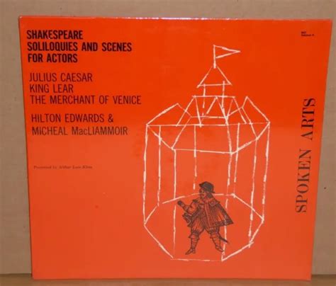 Shakespeare Soliloquies And Scenes For Actors Sealed New Vinyl Lp Spoken Arts Picclick