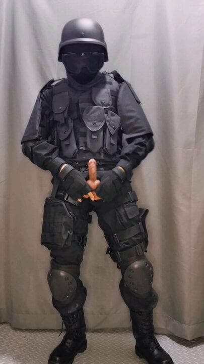 Swat Soldier Having Fun With Cock And Vibrator Xhamster