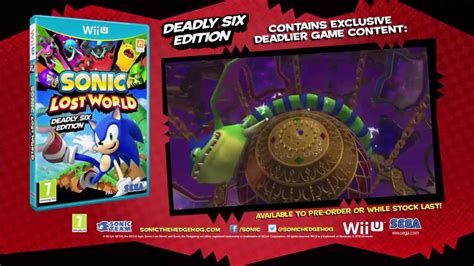 Sonic Lost World Deadly Six Edition Trailer Youtube
