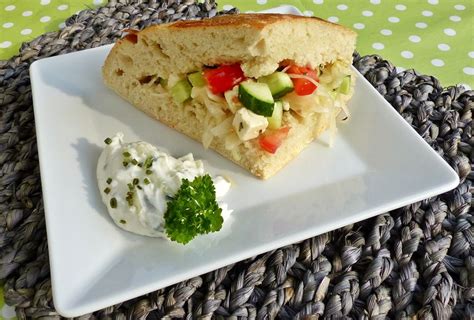 Gefülltes Fladenbrot