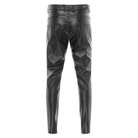 men s tight leather pants 80s punk rock skinny motorcycle gothic biker trousers ebay