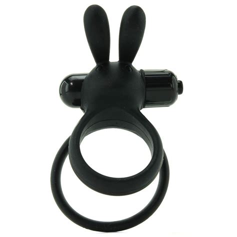 Ohare Xl Black Vibrating Cock Ring Male Penis Rabbit 3x Vibe Double Ring Sex Toy Ebay