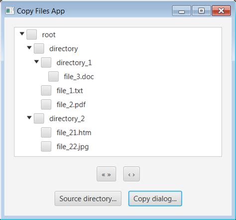 A Copy Files App Using Javafx