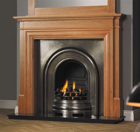 Top brands and categories to choose from. Keswick | Gas Oak Cast Iron Fireplace Suite | Low Cost ...