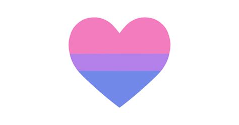 Pastel Bisexual Heart Pride Sticker Teepublic