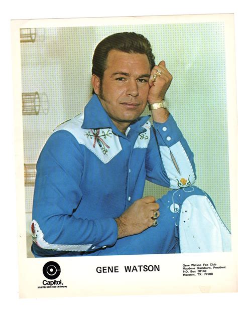 Early Capitol Records Publicity Shot Gene Watson Country Music