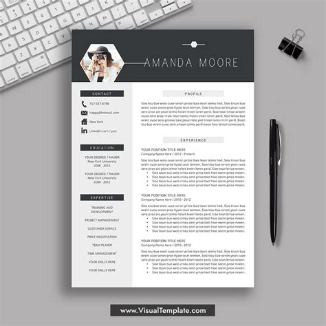 You must have a basic ability to use word or writer. 2020-2021 Pre-Formatted Resume Template with Resume Icons ...