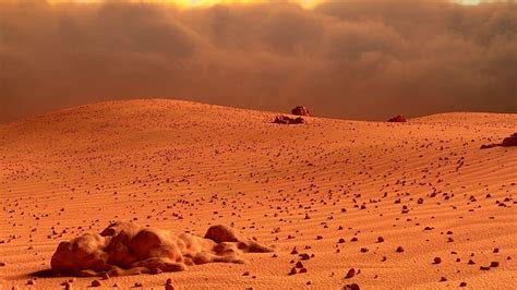 Mars Landscape 3d Model Obj Fbx Blend Mtl
