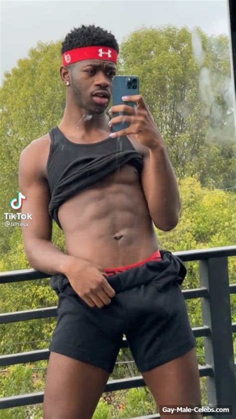 Lil Nas X Huge Bulge Selfie Video The Nude Male