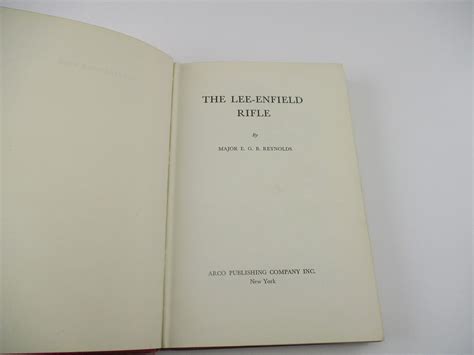 The Lee Enfield Rifle Book Lot