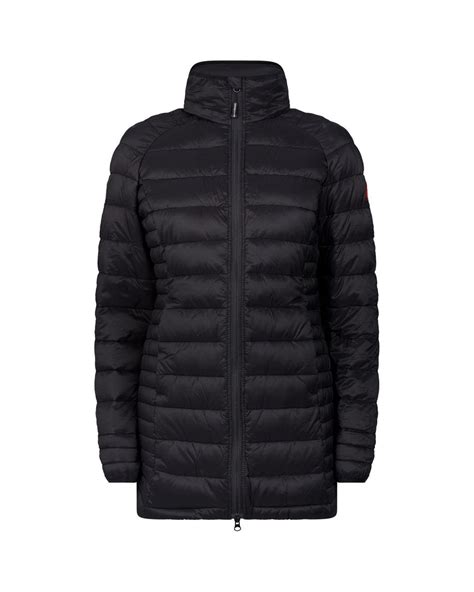 Canada Goose Brookvale Hooded Quilted Down Coat In Black Lyst
