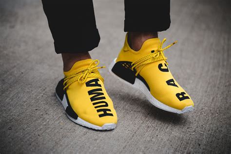 Adidas Nmd Human Race Yellow Running Shoes Buy Adidas Nmd Human Race