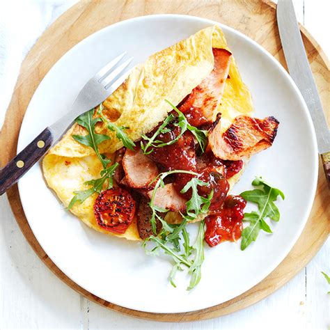 Maybe you would like to learn more about one of these? Inside-out egg and bacon omelette | Healthy Recipe | WW ...
