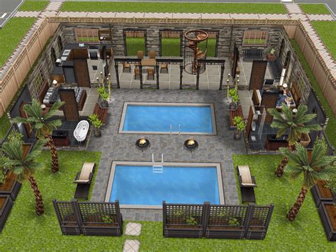 Casas the sims freeplay sims freeplay houses sims 3 houses ideas sims 4 houses sims free play sims 4 house plans new house plans die the sims freeplay sim builders: Player Designed House The Sims Freeplay | Modern Design