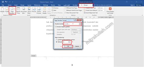 If you turn off page numbering for the first page of a word. ﻿Cara Membuat Nomor Halaman Beda Format Dalam Satu File ...