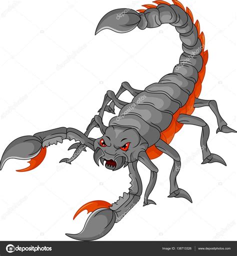 Angry Scorpion Cartoon Stock Illustration By ©lawangdesign 138713326