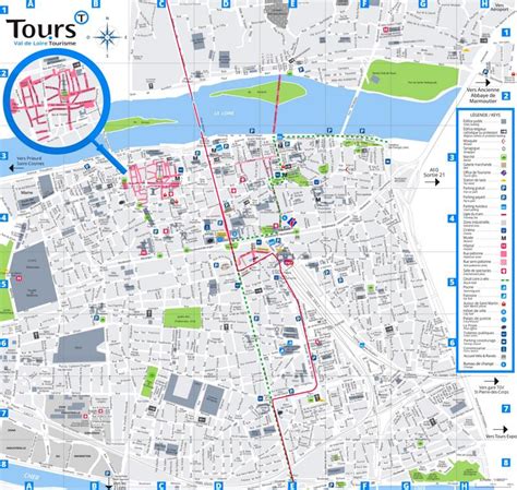 Tours Map France Maps Of Tours