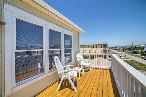 Looking for exceptional deals on north coast vacation packages? Kure Beach Townhome w/ Deck & Ocean Views! Has Air ...