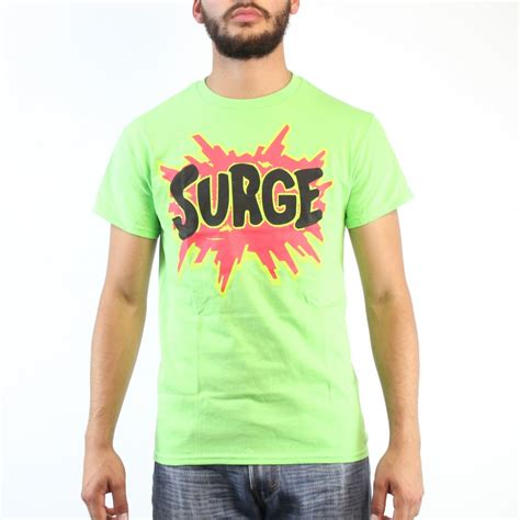 Coca Cola Surge Logo Men S Green T Shirt New Sizes S 2xl