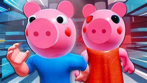 George Pig Saves Piggy A Roblox Piggy Movie Youtube