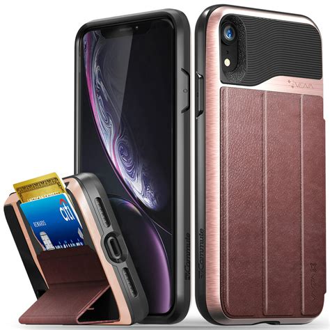 Vena Iphone Xr Wallet Case Flip Leather Cover Card Slot Holder With