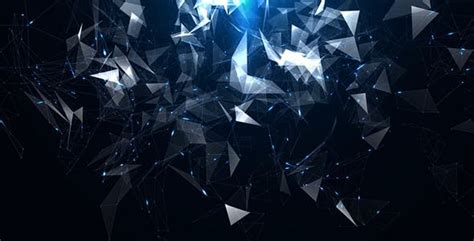 Blue Polygons Background Motion Graphics Videohive