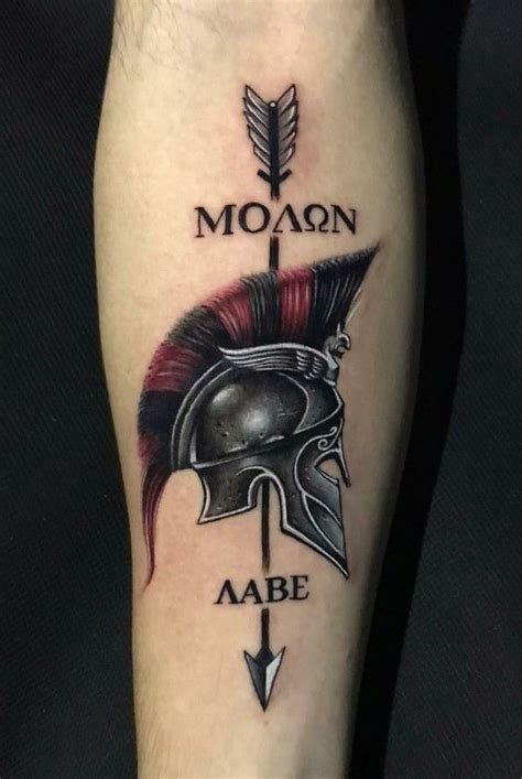 My First Tattoo Molon Labe Artist Instagram Theendtattoo