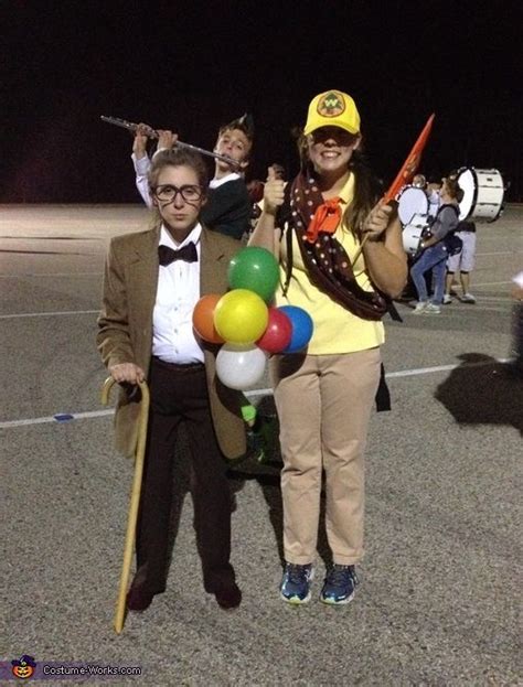 Russell And Carl Fredrickson From Disneys Up Halloween Costume Contest At Costume