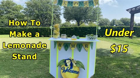 lemonade stand ideas