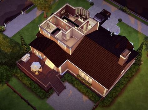 Melcastro91s Elmhill No Cc Sims 4 Loft Sims Sims House