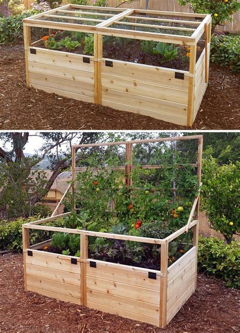 Diy Raised Garden Bed Greenhouse Up Forever