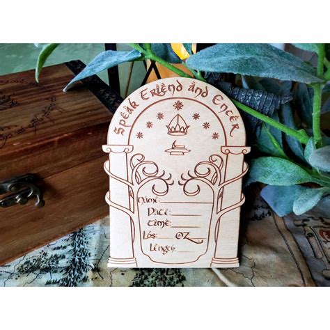 Lord Of The Rings Baby Sign Lord Of The Rings Sign Lotr Baby Etsy