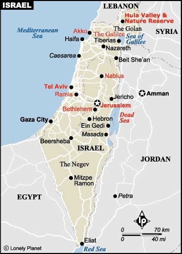 إسرائيل) is a small yet diverse middle eastern country with a long coastline on the eastern mediterranean sea and a small window on the red sea at the gulf of eilat (aqaba). The Holy Land: The Land of Israel - History Time Line